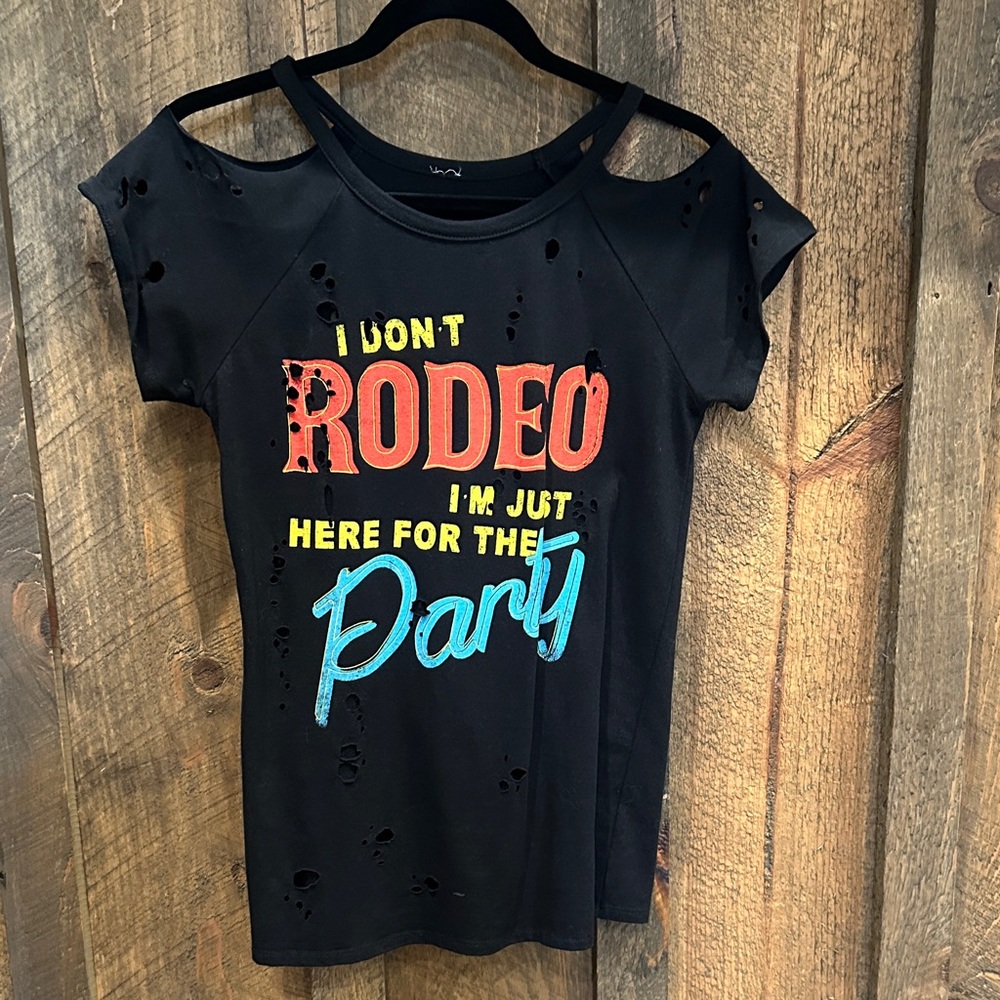Source Unknown Black Rodeo Party Tee